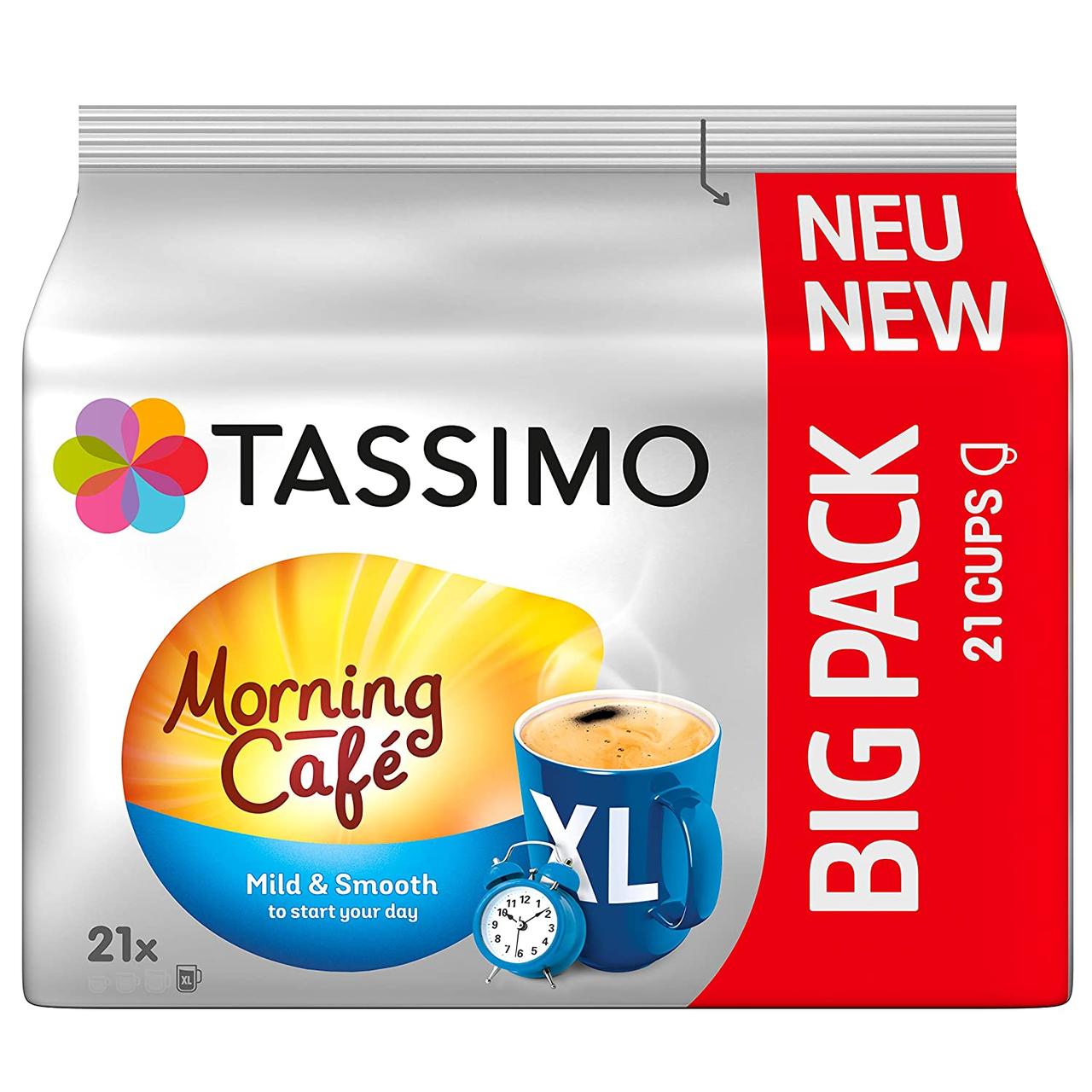 Кава в капсулах Тассімо - Tassimo Morning Mild & Smooth XL (21 порція!)