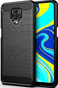 Чохол-накладка Carbon для Xiaomi Redmi Note 9 Pro / Note 9S / Note 9 Pro Max (Black)