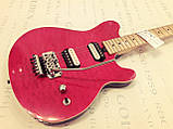 Електрогітара Ernie Ball Music Man AX40 Trans Pink China, фото 3
