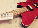 Електрогітара Ernie Ball Music Man AX40 Trans Pink China, фото 7