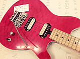 Електрогітара Ernie Ball Music Man AX40 Trans Pink China, фото 10