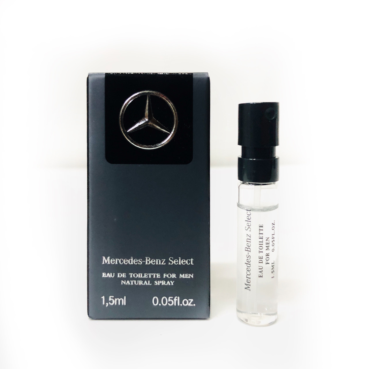 Чоловіча туалетна вода Mercedes-Benz Select 1,5ml пробник оригінал, деревний шипровий фруктовий аромат, фото 1