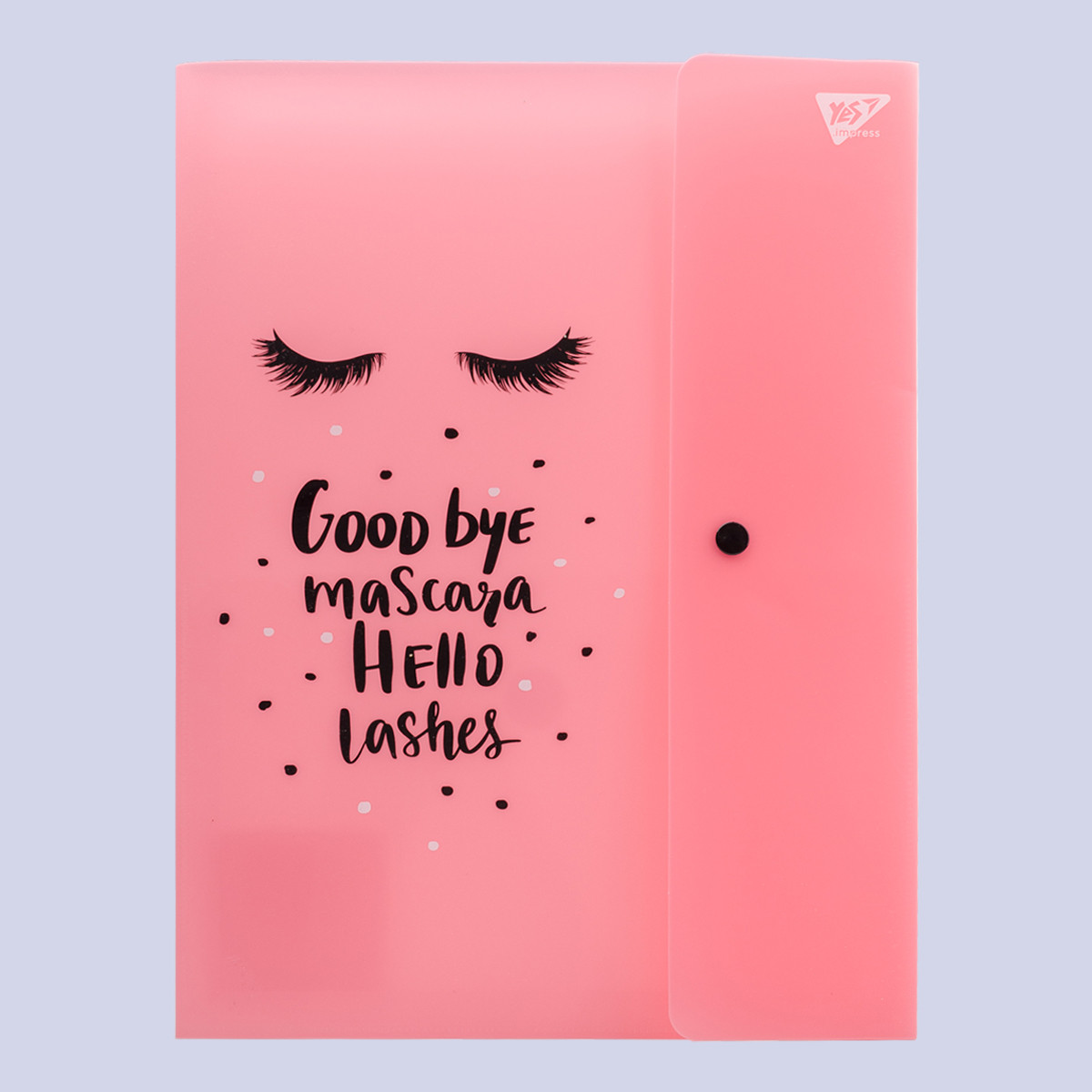 Папка-органайзер YES на кнопке А4 "Donna", 4 отд