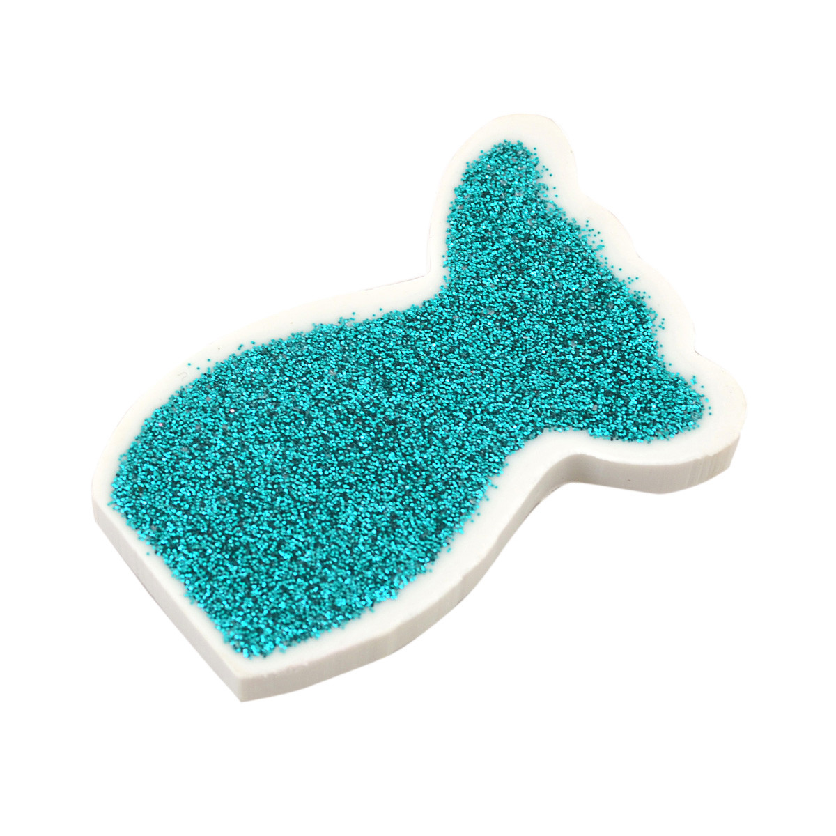 Ластик YES фігурний з глит. "Mermaid tail"