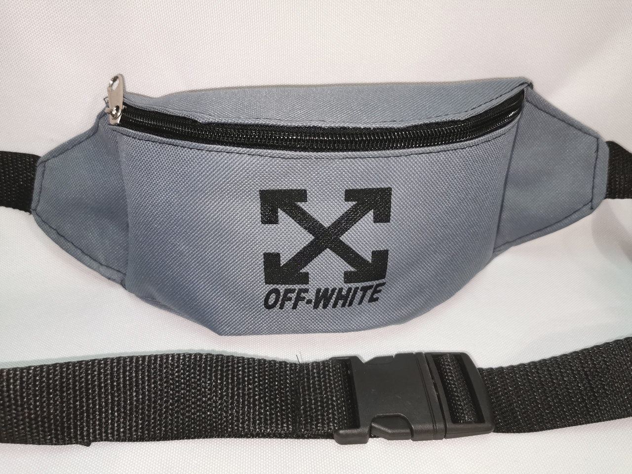 Сумка на пояс OFF WHITE Оксфорд тканина/Спортивні барсетки Сумка жіночий і чоловічий пояс Бананка гуртом