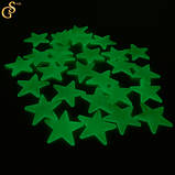 Світні зірки — "Glow Stars" — 100 шт. + 12 фігурок (місяць, місяць), фото 6