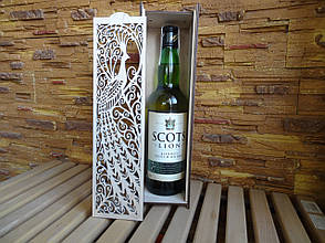 Подарункова коробка для алкоголю "Павлін" <unk> Подарункова коробка для алкоголю" Індивідуальне оформлення подарунків!