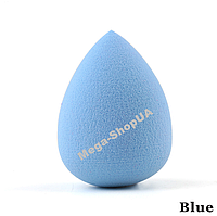 Губка спонж для макіяжу крапелька Makeup Sponge M45 Блакитний