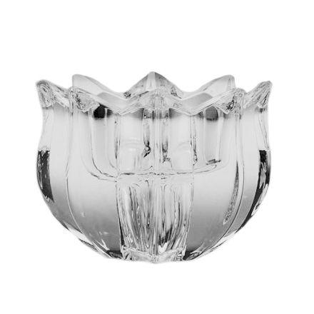 Підсвічник богемский кришталь BOHEMIA Квітка 75 мм Колір прозорий 91810-63800-075, фото 1
