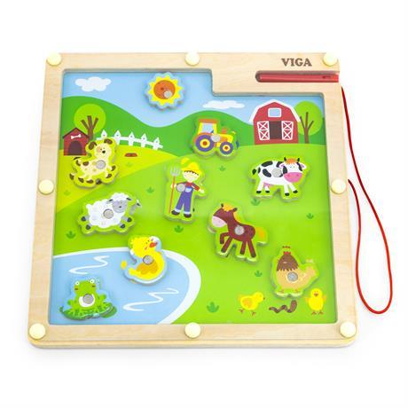 Магнітна гра Viga Toys Ферма (50193)