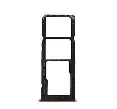 Тримач SIM - картки та картки пам'яті для Samsung A505 Galaxy A50 (2019) Оригінал Black
