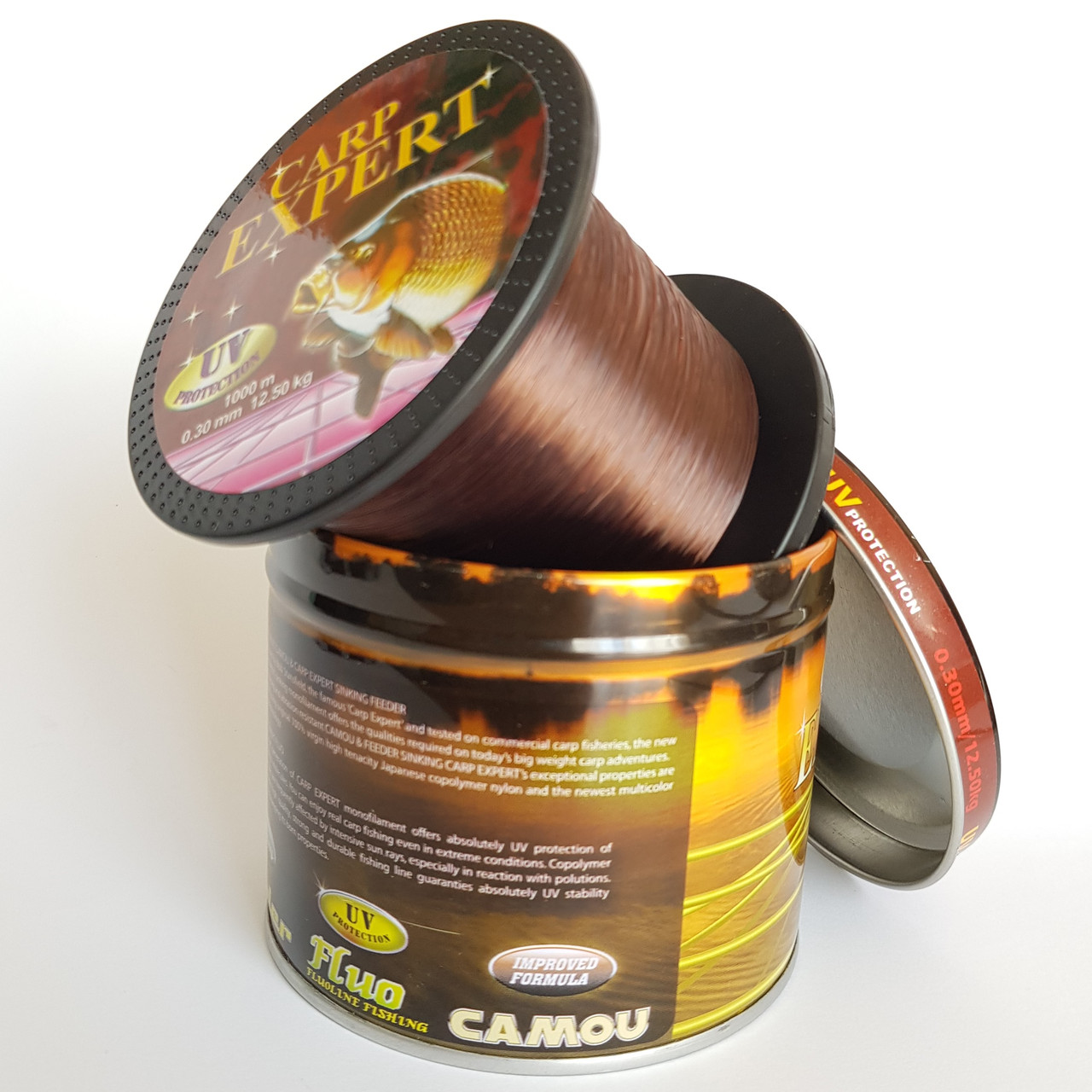 Волосінь для риболовлі на коропа Carp Expert UV 1000м 0.30мм, фото 1