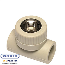 Трійник з МРВ 20х1/2 Wavin EKOPLASTIK STKI02020X