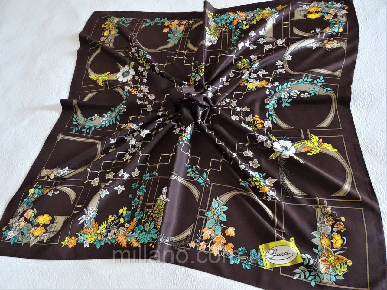 Хустка GG шовк