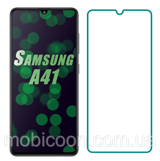 Захисне скло на Samsung Galaxy A41 A415 прозоре 2.5 D 9H (самсунг галаксі а41)