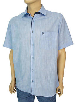 Блакитна літня сорочка Negredo 1038 # 30 Blue для чоловіків