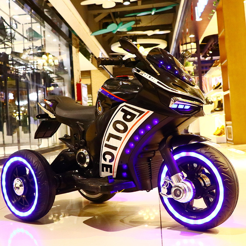 Дитячий електромобіль Мотоцикл M 4053 L-2, DUCATI, світні колеса, шкіряне сидіння, чорний, фото 1