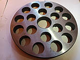 Решітка 25 мм, зовнішній 160, вн. 32 мм, м'ясорубка волчок МП160, К7ФВП-160, К7ФВП160.03, фото 4