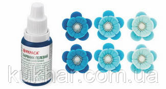 Барвник гелевий Блакитний 25г, фото 1