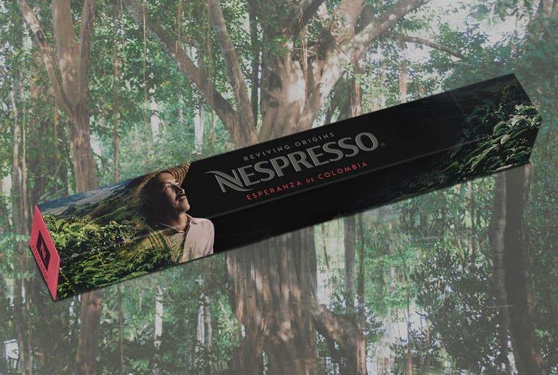 Кава в капсулах Nespresso Esperanza de Colombia 5 (тубус 10 шт.) Швейцарія (Неспресо оригінал)