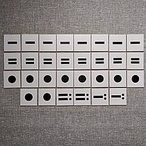Звуковий аналіз слова. Магнітні картки 6х6 см (30 шт)