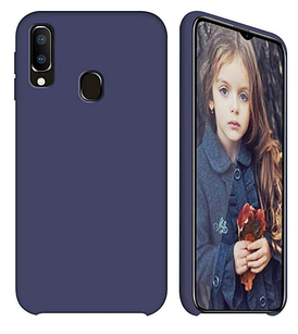 Чохол Silicone Case для Samsung Galaxy A40 A405 синій (самсунг галаксі а40)