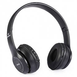 Бездротові Bluetooth навушники з мікрофоном та Mp3 плеєром, P47 / Стерео гарнітура / Накладні навушники блютуз