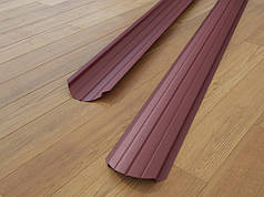 Металевий штакетник 0,5 мм напівкруглий Ral 3005 ( Двосторонній матовий)