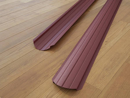 Металевий штакетник 0,5 мм напівкруглий Ral 3005 ( Двосторонній матовий), фото 1