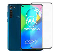 Защитное стекло LUX для Motorola Moto G8 Power Full Сover черный 0,3 мм в упаковке