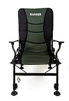 Коропове крісло для риболовлі відпочинку на природі навантаження 130 кг Ranger Сombat SL-108, фото 3