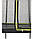 Батут EXIT Silhouette 305 см із захисною сіткою чорний, фото 4