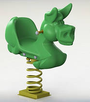 Качели на пружине Ослик