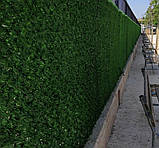 Зеленый Декоративний Паркан сітка Рулонна Огорожа для дому, дачі, альтанок, терас, балконів, фото 4