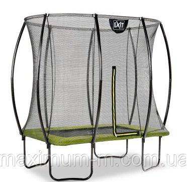 Батут EXIT Silhouette прямокутний 153x214 зелений