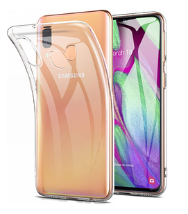 Чохол силіконовий для Samsung Galaxy A40 A405 ультратонкий прозорий (самсунг галаксі а40)