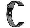 Спортивний ремінець Primolux Perfor Sport з перфорацією для годинника Xiaomi Amazfit GTR / Lite 47 mm - Black&Grey, фото 3
