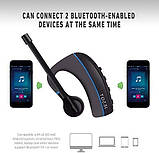 Bluetooth-гарнітура V4.1 з мікрофоном і шумозаглушенням сумісна з iPhone, Android і смартфонами від JESOT, фото 2