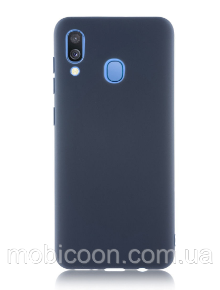 Чохол силіконовий для Samsung Galaxy A40 A405 синій (самсунг галаксі а40)