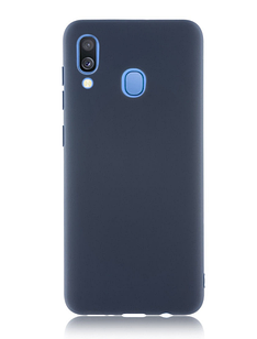 Чохол силіконовий для Samsung Galaxy A40 A405 синій (самсунг галаксі а40)