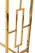 Консоль CL-3 прозорий + золото 120*40*78(H) TM Vetro Mebel, фото 4