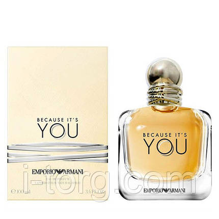 Giorgio Armani Emporio Armani Because it's You, жіноча парфюмировання вода 100 мл (пошкоджена кришка), фото 1