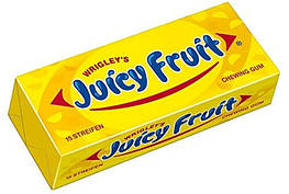 Wrigley's Juicy Fruit 15 жувальних пластинок із фруктовим смаком