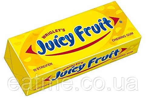 Wrigley's Juicy Fruit 15 жувальних пластинок із фруктовим смаком