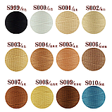 Galaces 1.00 мм сірий (S056) плоский вощений шнур по шкірі, фото 7