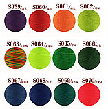 Galaces 1.00 мм сірий (S056) плоский вощений шнур по шкірі, фото 8