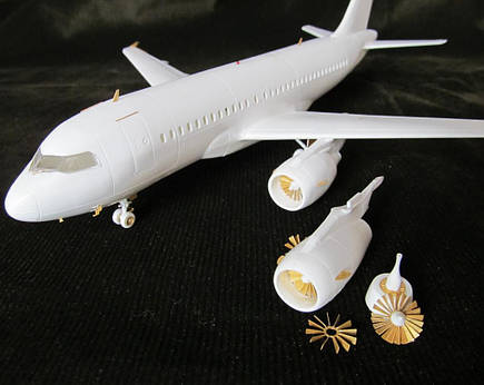 Набір фототравлення для моделі літака Airbus A319. 1/144 METALLIC DETAILS MD14401, фото 2