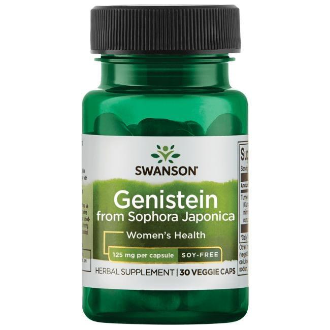 Геністеїн без сої, Ginestein, Swanson, 125 мг, 60 капсул