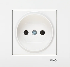Розетка VIKO Karre 1гніздо без заземлення біла 90960007-WH