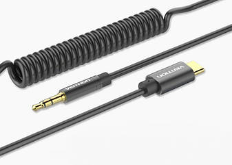 Топовий аудіо кабель USB TYPE-C - 3.5 mm jack AUX для автомагнітоли, навушників, колонок